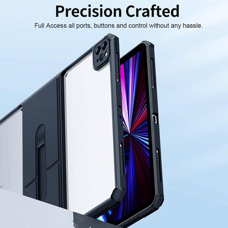 TPU + PC чохол Xundd Stand c посиленими кутами для Apple iPad Pro 11″ (2020-2022) Чорний