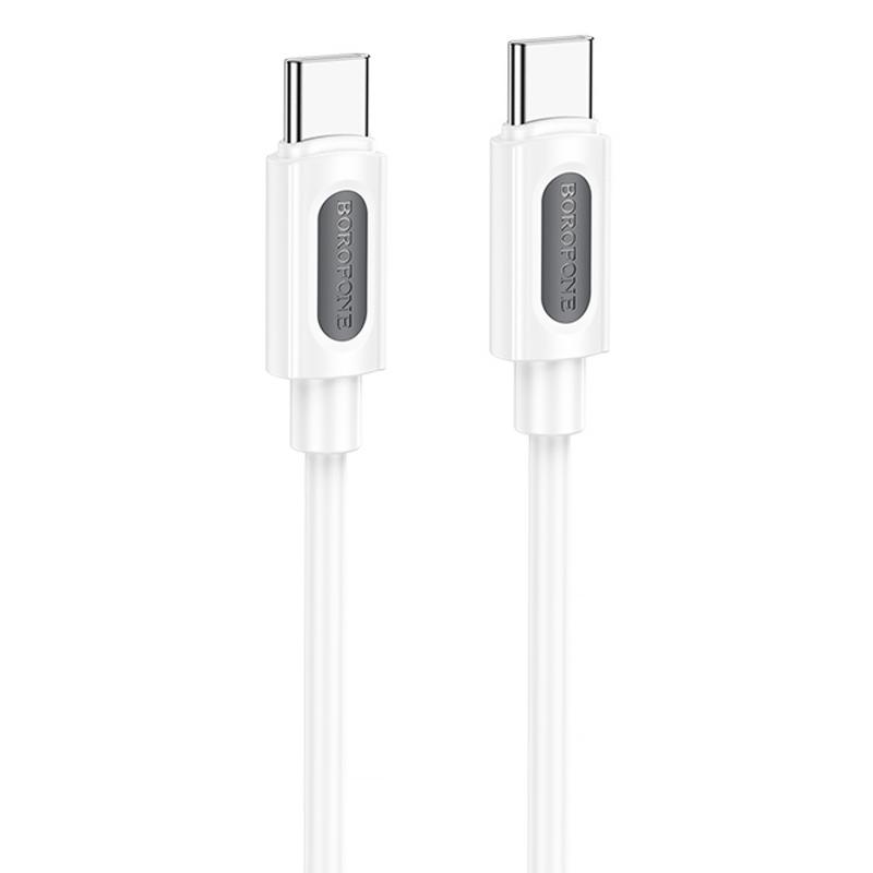 Дата кабель Borofone BX114 Structure USB-C → USB-C 60W (1 м)