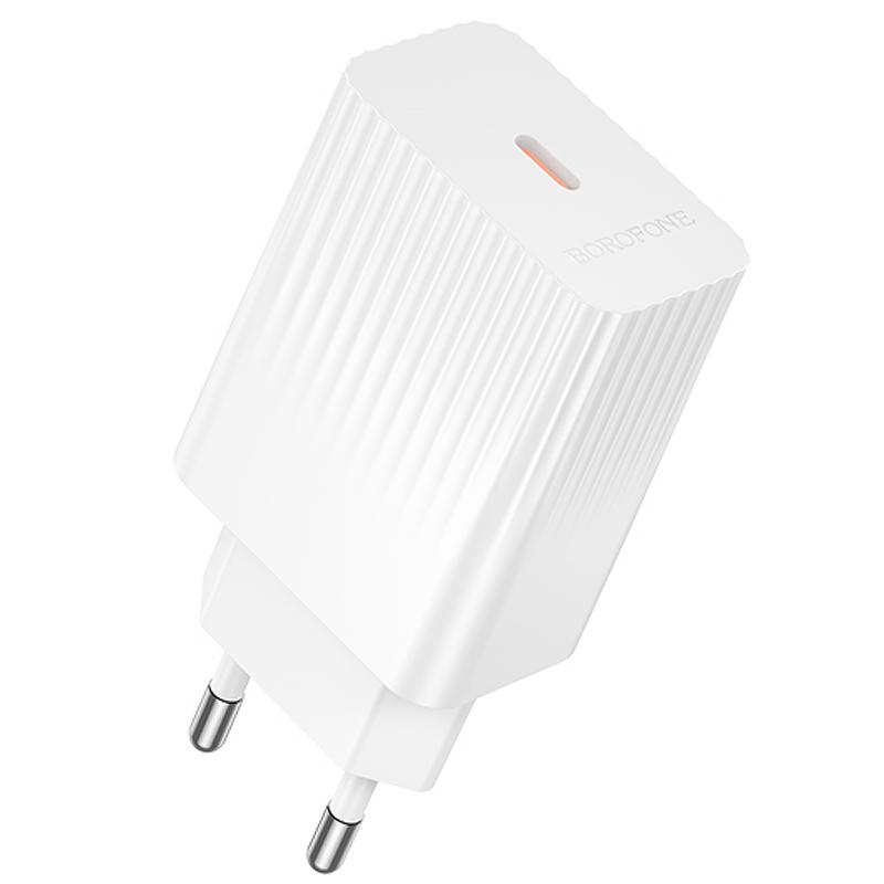 Мережевий зарядний пристрій Borofone BAS73A Source PD 20W (1×USB-C)