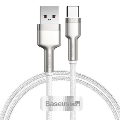 Дата кабель Baseus Cafule Metal USB to USB-C 66W (1 м) (CAKF00010)