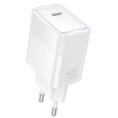 Мережевий зарядний пристрій Hoco CS113A Lounge PD 40W (1×USB-C)