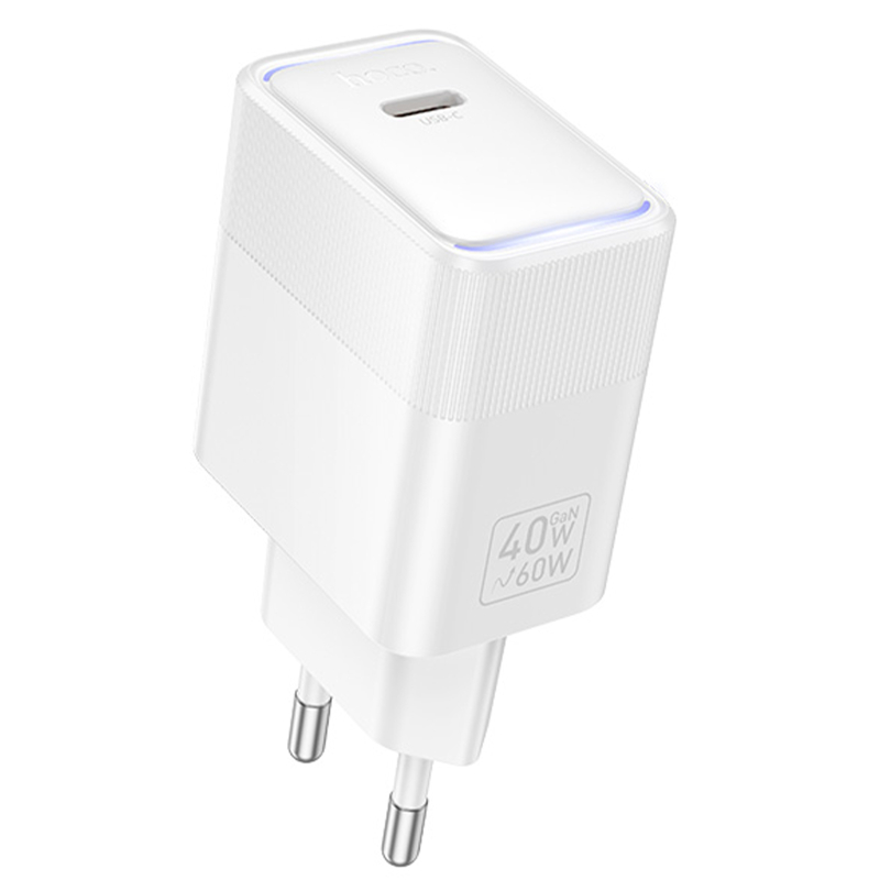 Мережевий зарядний пристрій Hoco CS113A Lounge PD 40W (1×USB-C)