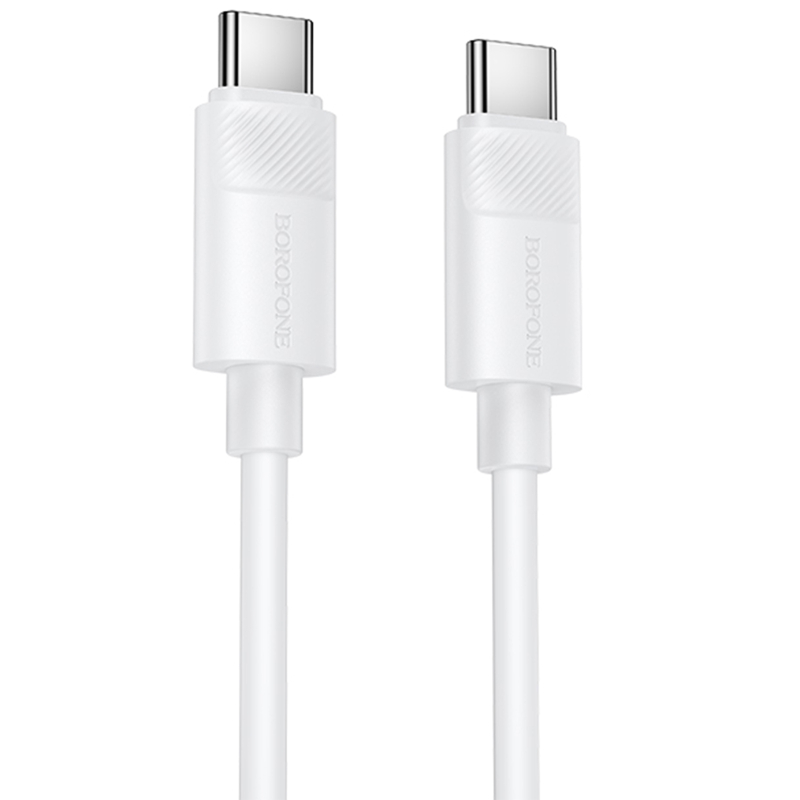 Дата кабель Borofone BX123 Leya USB-C → USB-C 60W (1 м)
