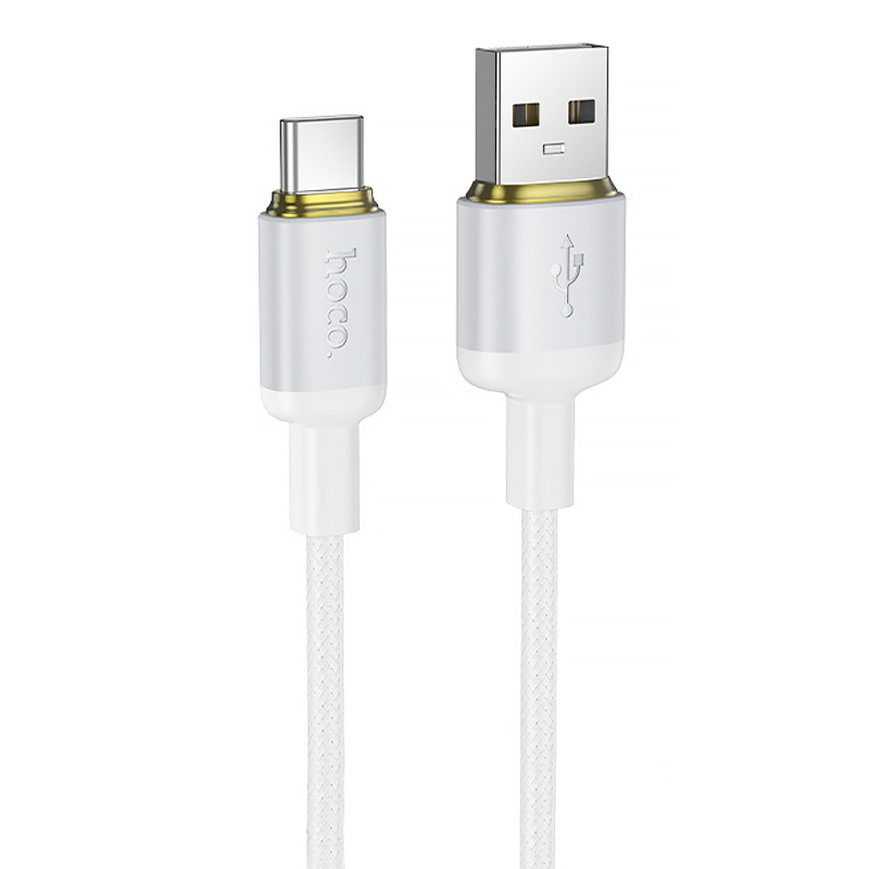 Дата кабель Hoco X128 Benefit USB to USB-C 36W (1 м) White