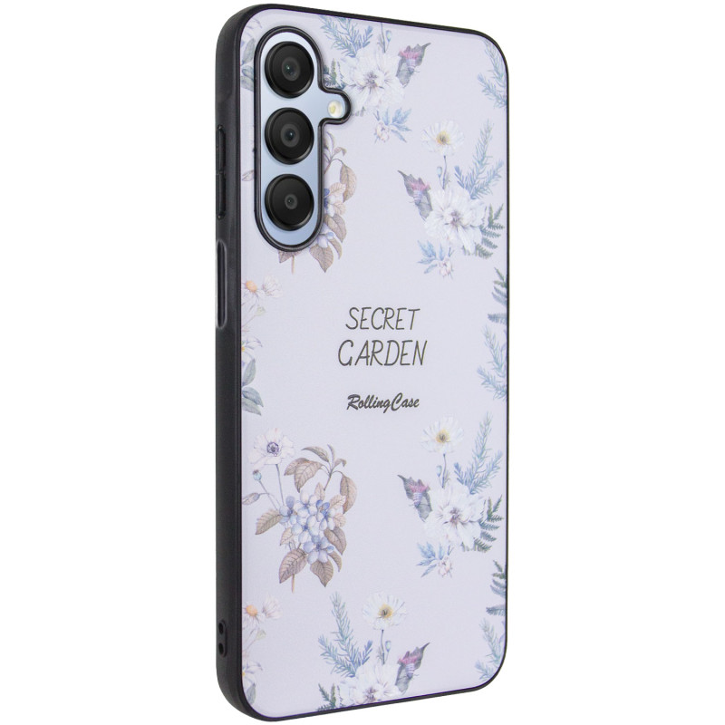 TPU + PC чохол Secret Garden для Samsung Galaxy A25 5G Lilac