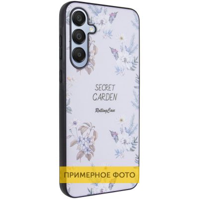 TPU + PC чохол Secret Garden для Xiaomi Redmi 13C / Poco C65 White