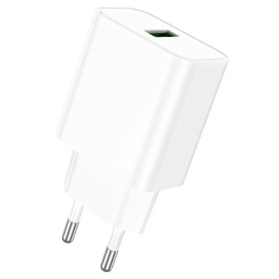 Мережевий зарядний пристрій Borofone BA72A Spring QC 3.0 (1×USB-A)