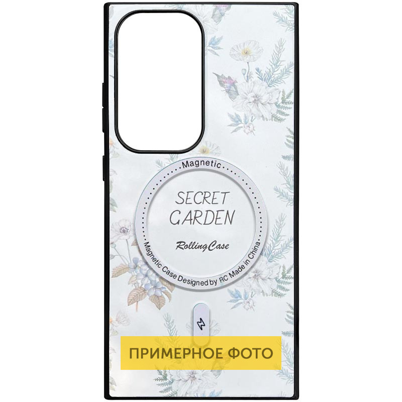 TPU + PC чохол Soft Secret Garden with MagFit для Samsung Galaxy S25