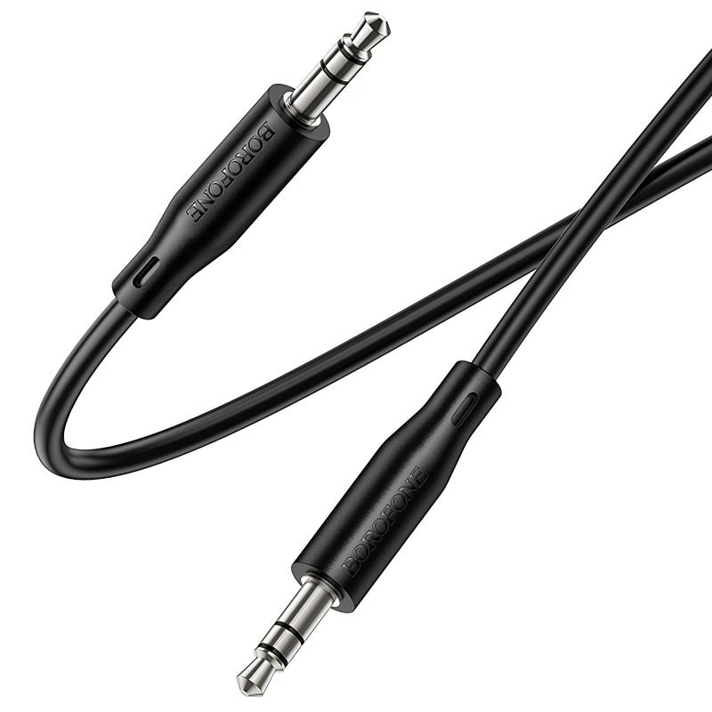 Аудіо кабель Aux Borofone BL26 Standard (1 м) Black