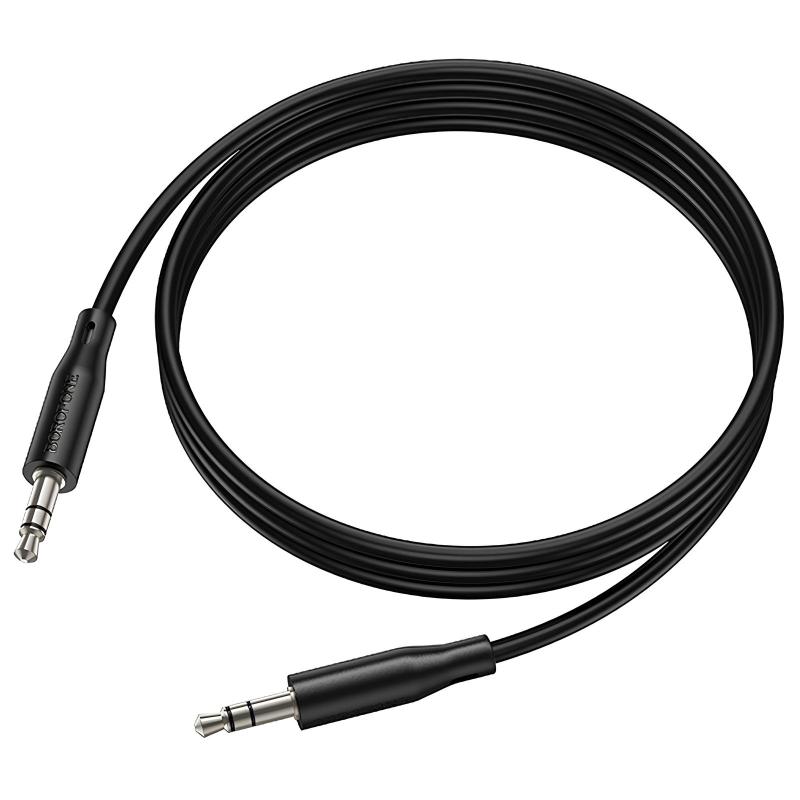 Аудіо кабель Aux Borofone BL26 Standard (1 м) Black
