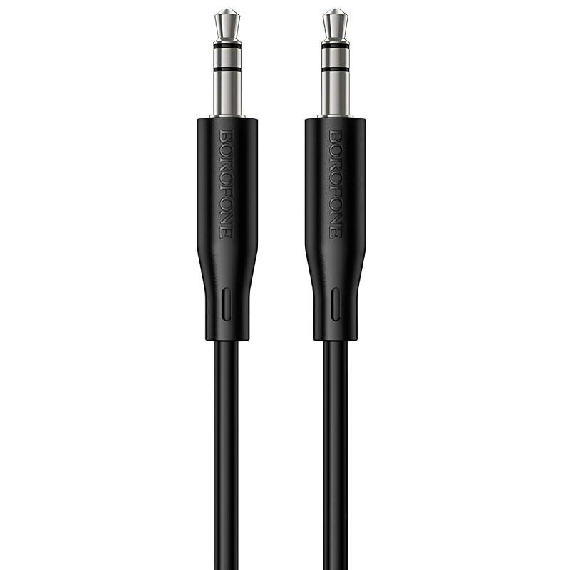 Аудіо кабель Aux Borofone BL26 Standard (1 м) Black