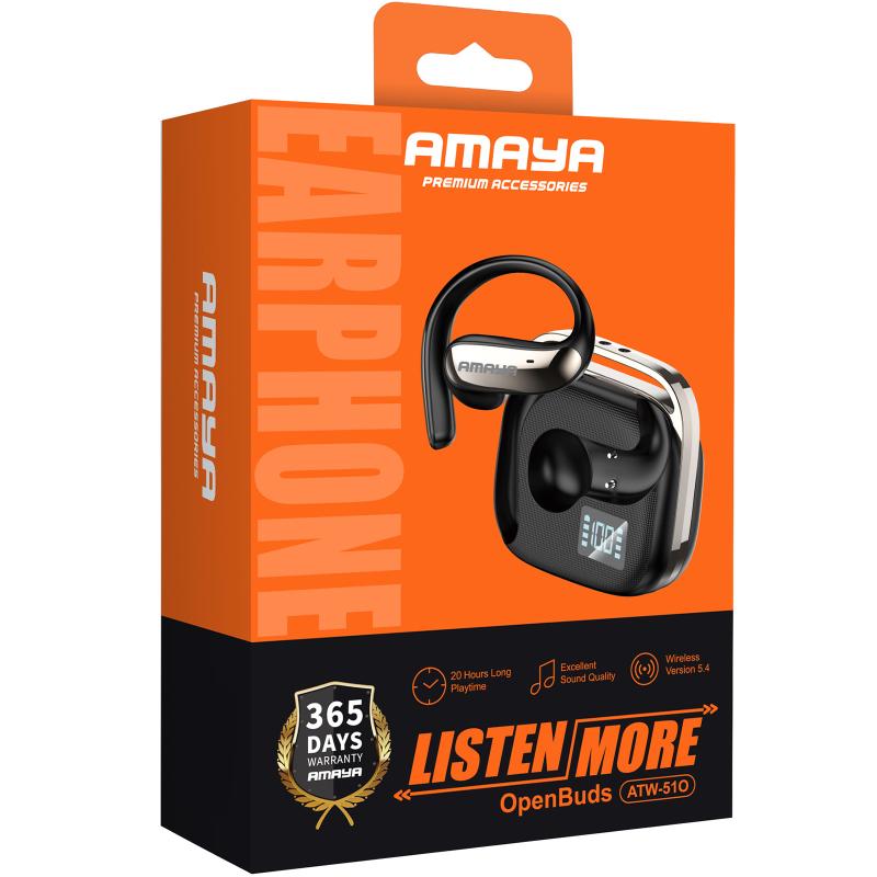Бездротові TWS навушники Amaya ATW-51O Black