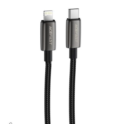 Дата кабель Acefast C23-01 Type-C to Lightning 30W (1.2m) Black
