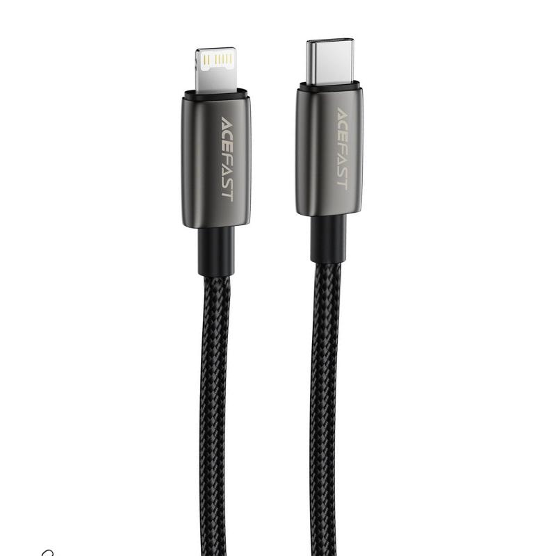 Дата кабель Acefast C23-01 USB-C → Lightning 30W (1.2 м) Black