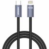 Дата кабель Amaya 62CL Type-C to Lightning 27W (2m) Gray