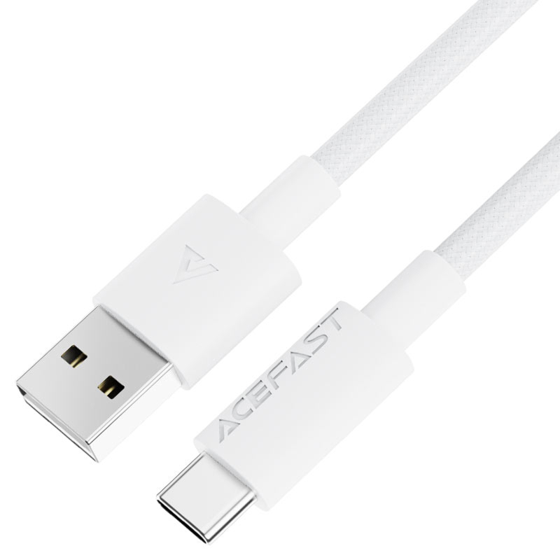 Дата кабель Acefast C18-04 USB to USB-C 3 А (1.2 м) White
