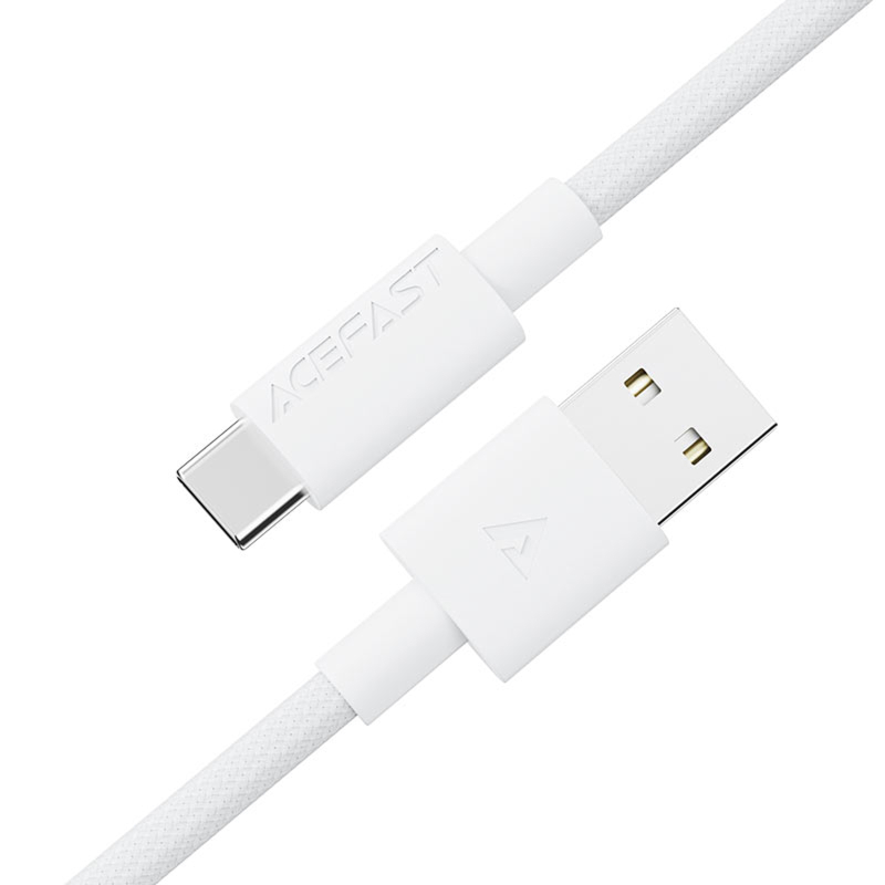 Дата кабель Acefast C18-04 USB to USB-C 3 А (1.2 м) White
