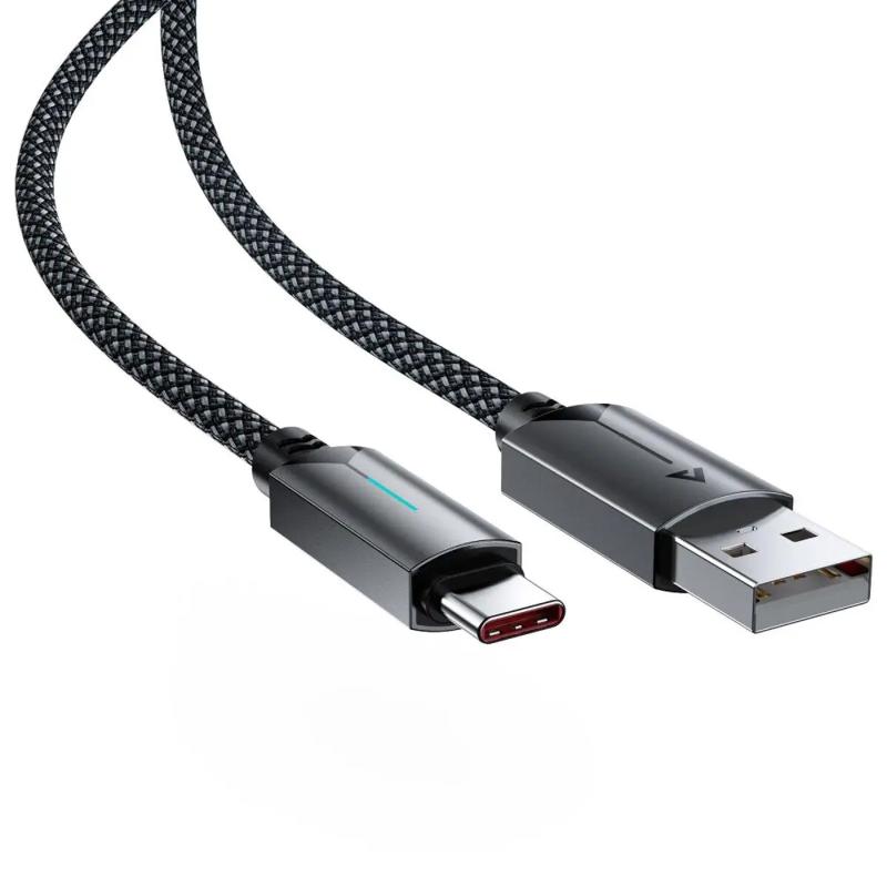 Дата кабель Acefast C19-04 USB to USB-C 3 А (1.2 м) Black