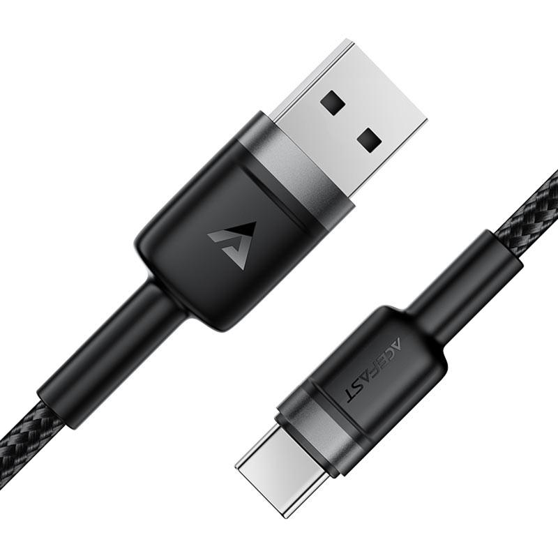Дата кабель Acefast C22-04 USB to USB-C 60W (1.2 м) Black
