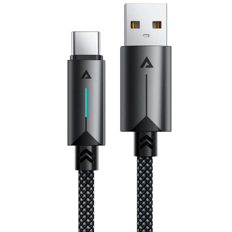 Дата кабель Acefast C19-04 USB to USB-C 3 А (1.2 м) Black