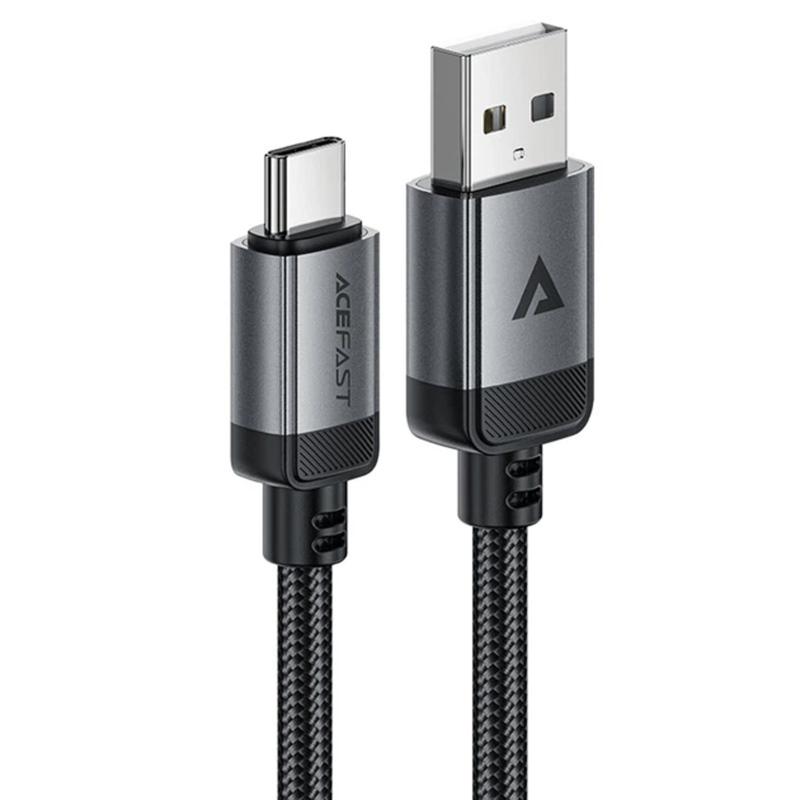 Дата кабель Acefast C20-04 USB to USB-C 3 А (1.2 м) Black