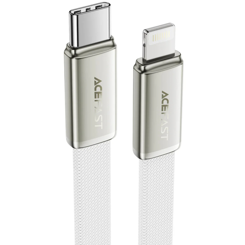 Дата кабель Acefast C24-01 USB-C → Lightning 30W (1.2 м) White