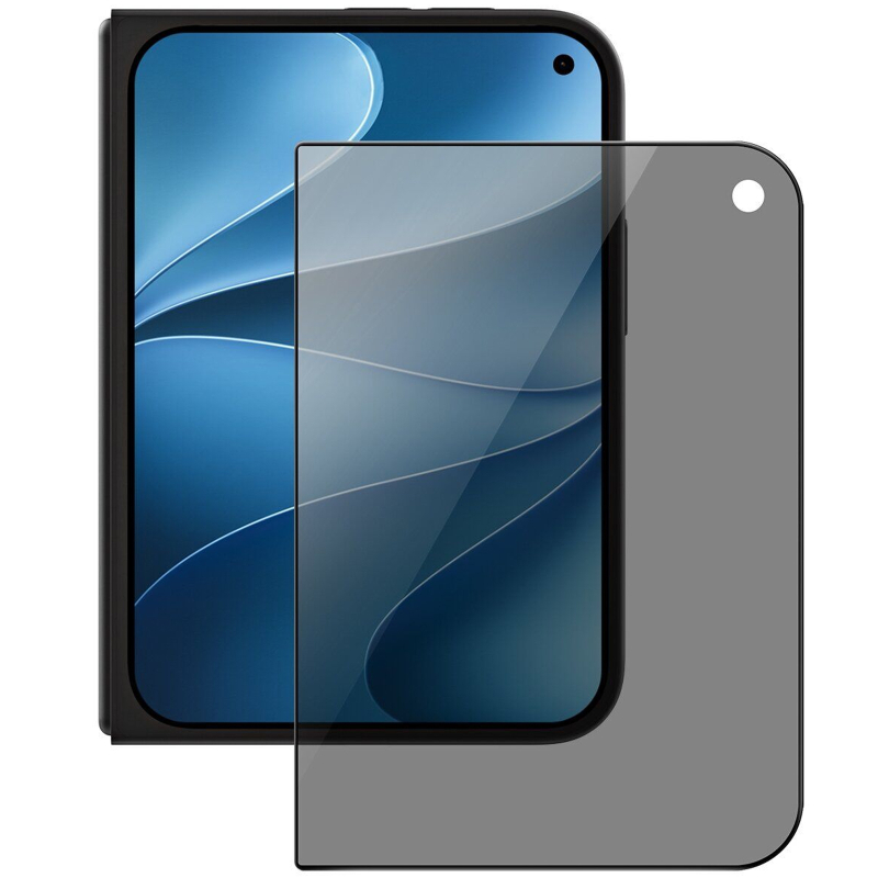 Захисне скло Privacy 5D Matte (тех.пак) для Apple iPhone Duo (5.4") Чорний