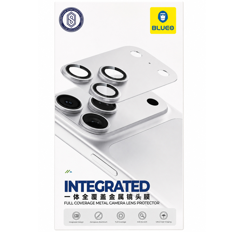 Захисне скло BlueO Metal Block на камеру для Apple iPhone 18 Pro Max (6.9")