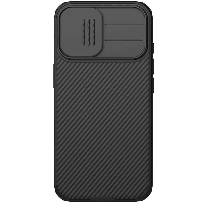 Карбонова накладка Nillkin CamShield Pro Magnetic для Apple iPhone 17 (6.3") Black