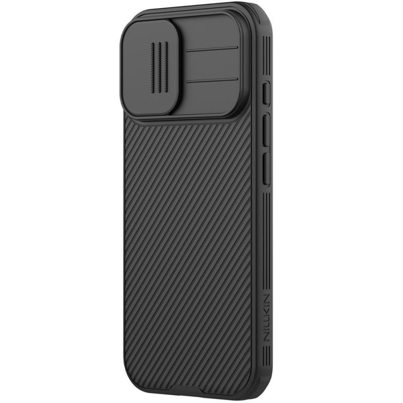 Карбонова накладка Nillkin CamShield Pro Magnetic для Apple iPhone 17 (6.3") Black
