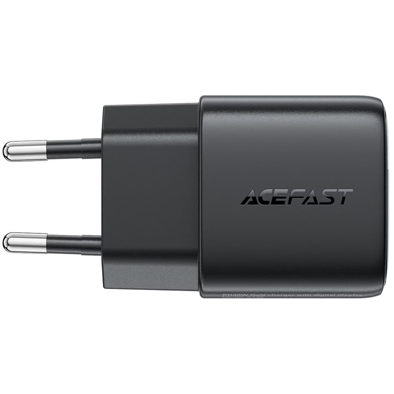 Мережевий зарядний пристрій Acefast A135 PD 40W GaN (1×USB-C) Black