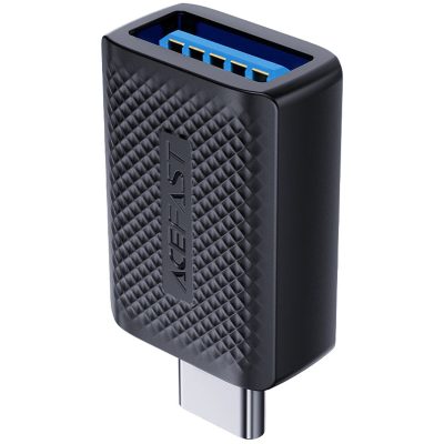 Перехідник Acefast J1 Type- Male to USB Female Black