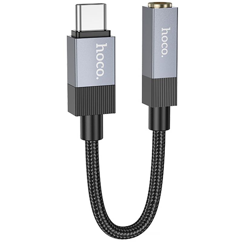 Перехідник Hoco UPA32C USB-C to 3.5mm Black