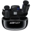 Петличний бездротовий мікрофон Acefast R2 Dual-mic Type-C Black