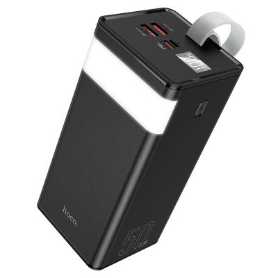 Портативний Захисна плівка Power Bank Hoco J86A Powermaster 22.5W 50000 mAh Чорний