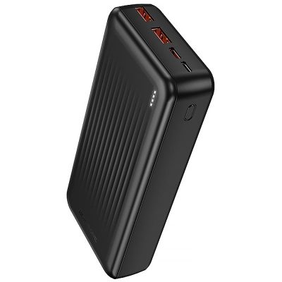 Портативний Захисна плівка Power Bank Borofone BJ80A Clever 22.5W + PD 20W 20000 mAh Black