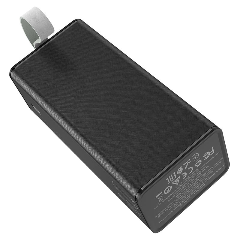 Портативний Захисна плівка Power Bank Hoco J86 Powermaster 22.5W 40000 mAh Чорний