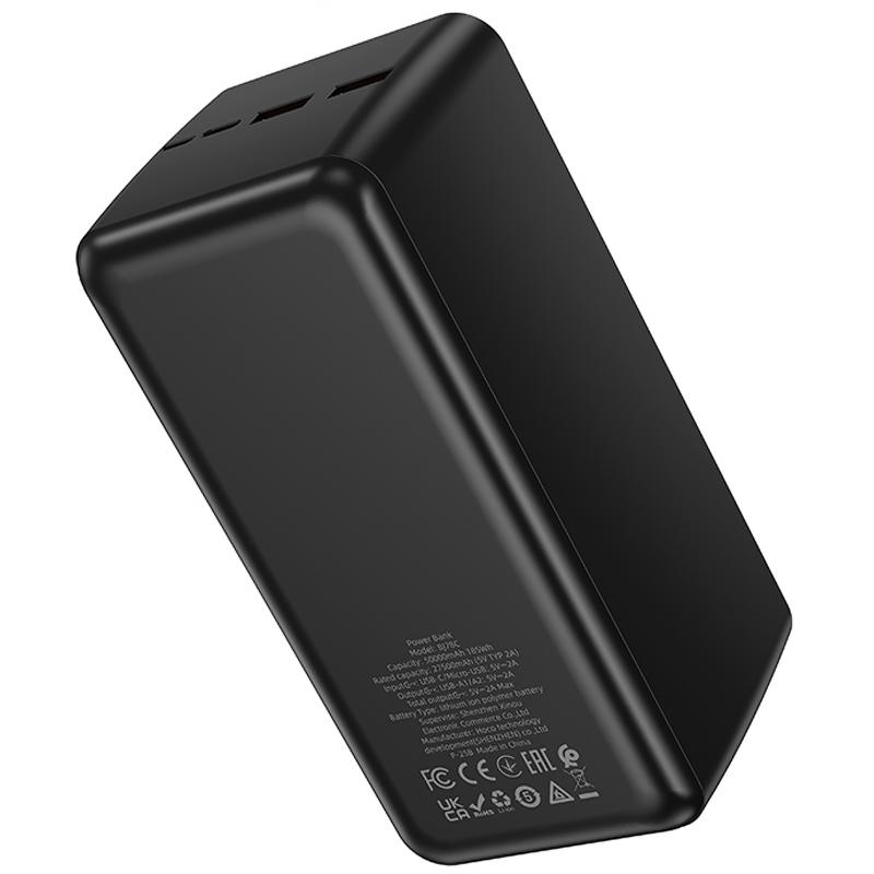 Портативний Захисна плівка Power Bank Borofone BJ80C Clever 22.5W + PD 20W 50000 mAh Black