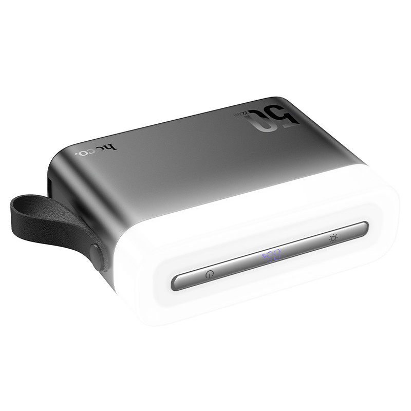 Портативний Захисна плівка Power Bank Hoco J94A Masterful 22.5W 50000 mAh Black