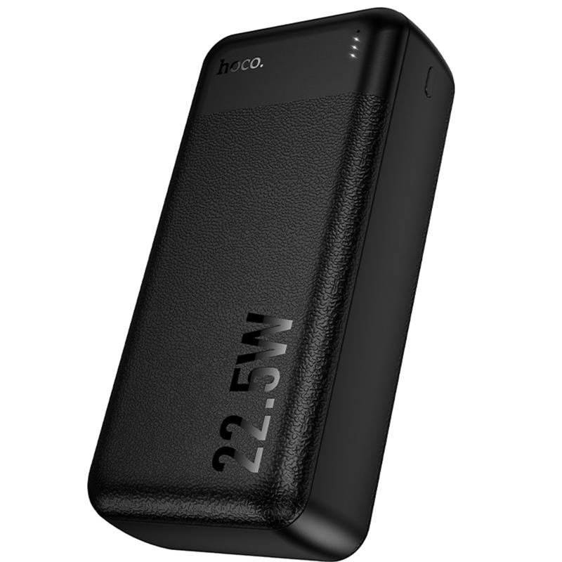 Портативний Захисна плівка Power Bank Hoco J159B Essence 22.5W + PD 20W 30000 mAh Black
