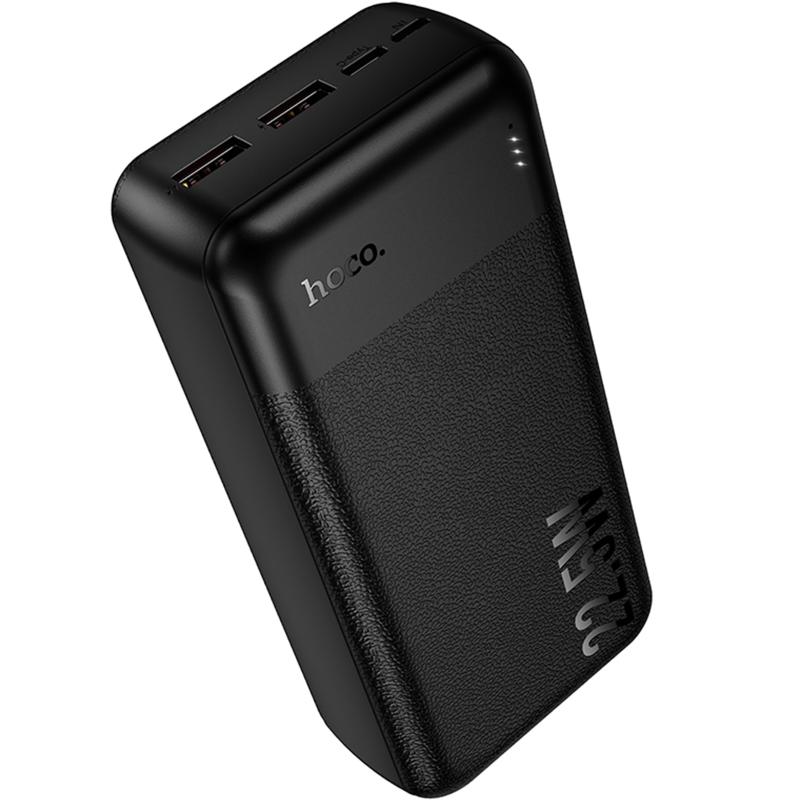 Портативний Захисна плівка Power Bank Hoco J159B Essence 22.5W + PD 20W 30000 mAh Black