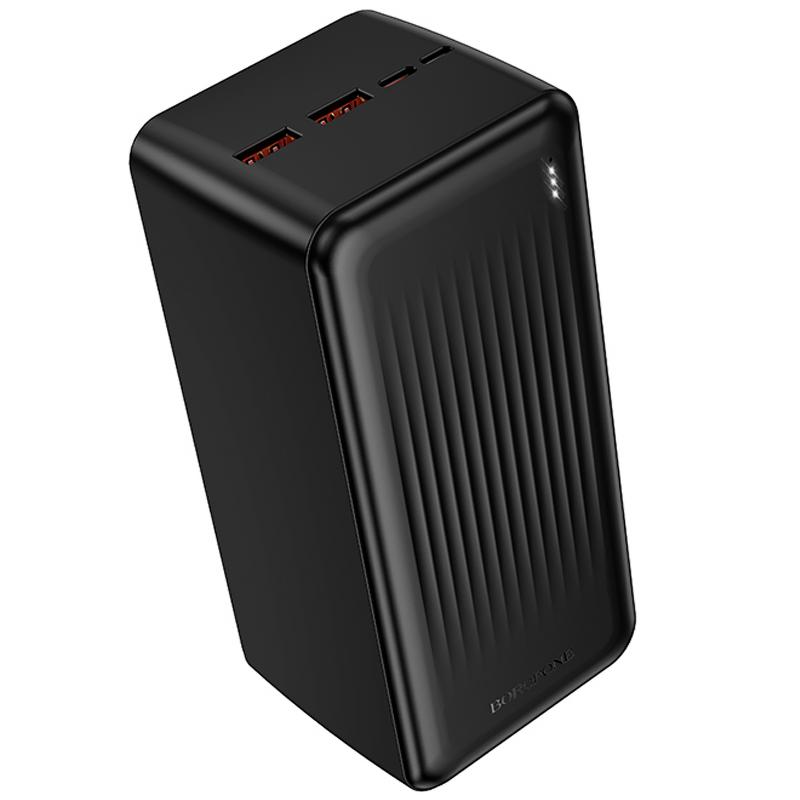 Портативний Захисна плівка Power Bank Borofone BJ80C Clever 22.5W + PD 20W 50000 mAh Black