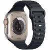 Силіконовий ремінець Defense для Apple Watch 38/40/41/42mm(ser.10) (140-190mm) Midnight Blue