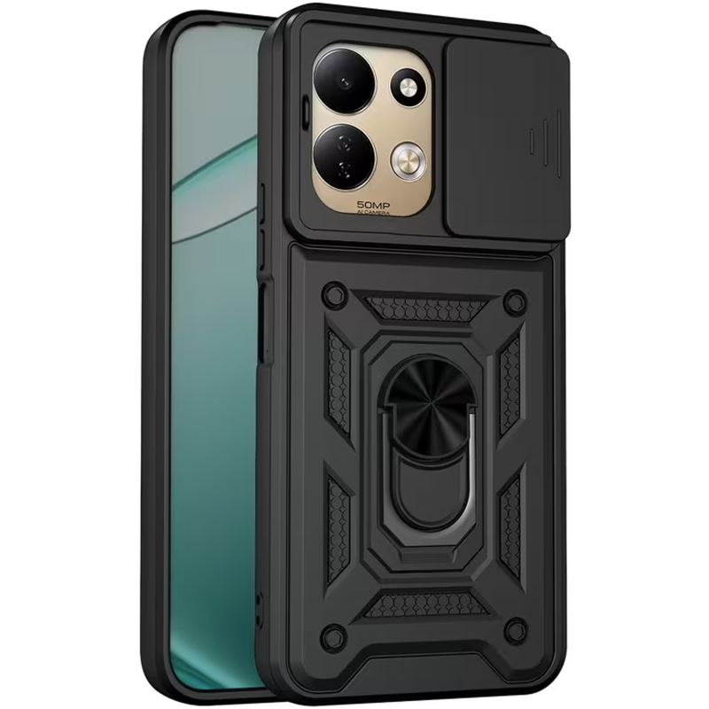Чохол Ummi Camshield Serge Ring для Xiaomi Redmi 17 Чорний / Black