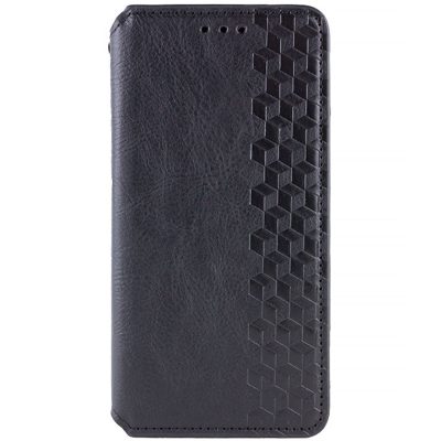 Шкіряний чохол-книжка GETMAN Cubic (PU) для Apple iPhone 14 Pro (6.1") Чорний