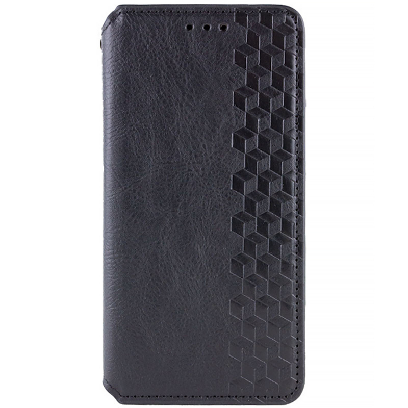 Шкіряний чохол-книжка GETMAN Cubic (PU) для Apple iPhone 14 Pro (6.1") Чорний