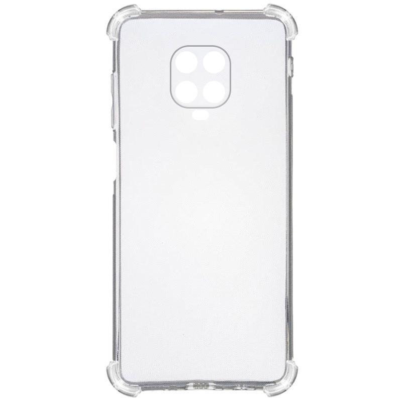 TPU чохол GETMAN Ease logo посилені кути для Xiaomi Redmi Note 9s / Note 9 Pro / Note 9 Pro Max Безбарвний (прозорий)