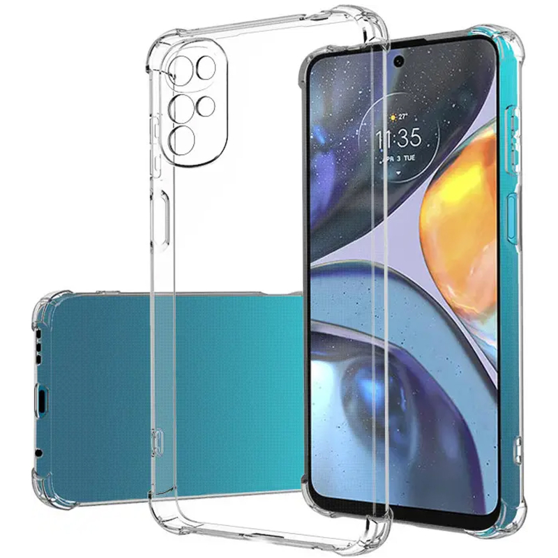 TPU чохол GETMAN Ease logo посилені кути Full Camera для Nokia G22 Безбарвний (прозорий)