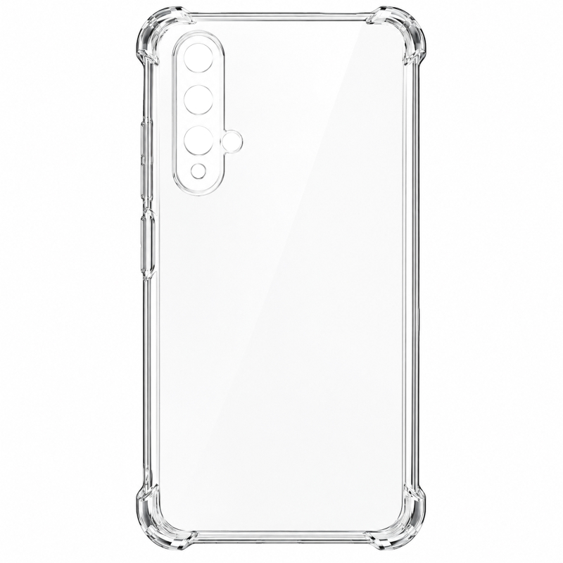 TPU чохол GETMAN Ease logo посилені кути Full Camera для Huawei Honor 20 / Nova 5T Безбарвний (прозорий)