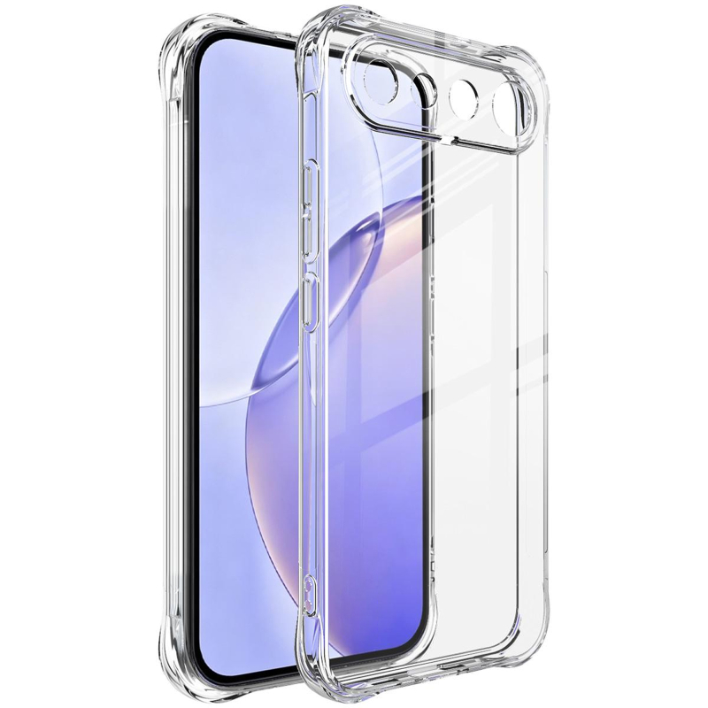 TPU чохол GETMAN Ease logo посилені кути Full Camera для Realme 16 5G Безбарвний (прозорий)